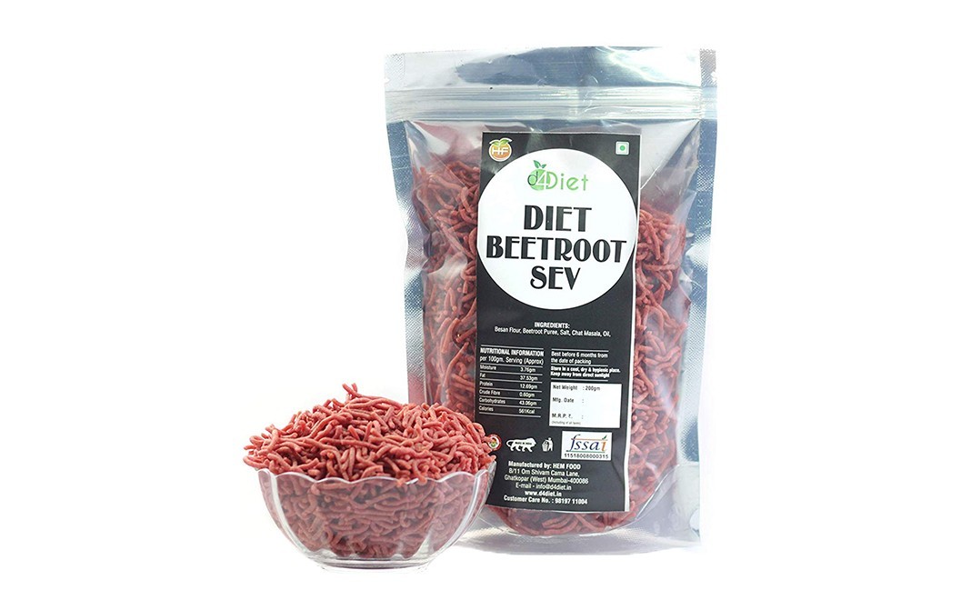 D4Diet Beetroot  Sev    Shrink Pack  200 grams